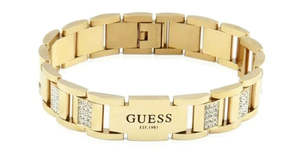 GUESS 15MM FRONTIER CRYSTAL BRACELET UMB79006