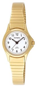 Watches: Olympic Ladies Gold Classic Watch