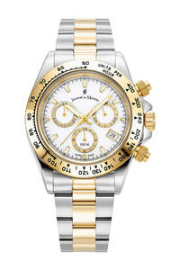 Watches: Jacques Du Manoir Phoenix Chronograph Two-Tone Stainless Steel Watch