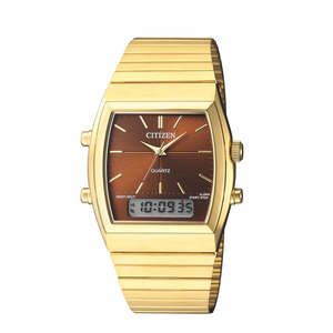 Citizen Men’s Gold Retro Watch - JM0542-56X Ana-Digi