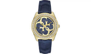 Watches: Guess Twist Ladies Fashion Watch – W0627L12 Blue & Gold