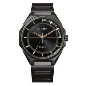 Citizen Dress Eco-Drive 41mm Black Dial Steel Watch