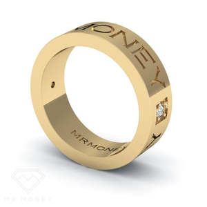 Mr Money Diamond Band ~ Yellow Gold