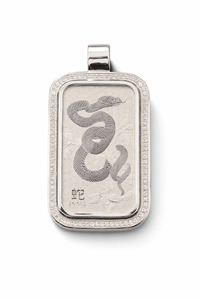 Year Of The Snake Silver Pendant