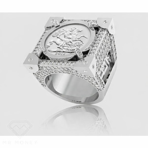 Rings: Limited Edition Silver Boss Sovereign Ring