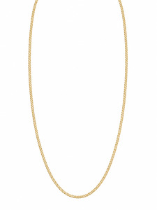 Necklaces: 9ct Gold Curb Link Chain  55cm