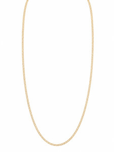 Necklaces: 9ct Curb Link Chain 61cm 2mm