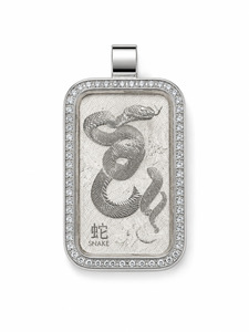 Pendants: 1 oz Silver Snake Pendant