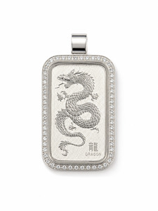 Pendants: 1 oz Perth Mint Silver Dragon Pendant