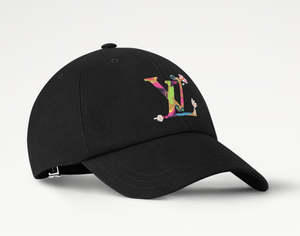 Louis Vuitton x Takashi Murakami Superflat Cap Black Rare