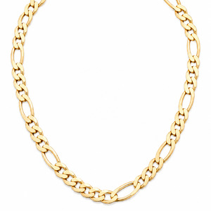 10ct Yellow Gold Heavy Figaro Chain