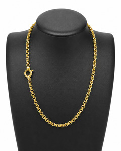 Gold Belcher Chain 45cm 6mm 15.8g