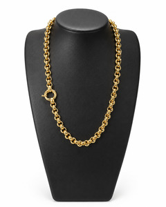 Necklaces: Gold Belcher Chain 50cm 27.8g
