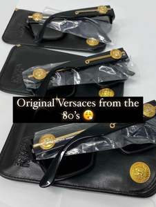 Vintage Gianni Versace Medusa Gold Face