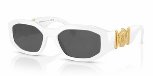 Sunglasses: Versace White Medusa Biggie Sunglasses