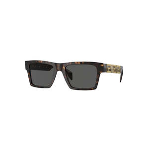 Sunglasses: Versace VE4445 Havana Rectangle Sunglasses