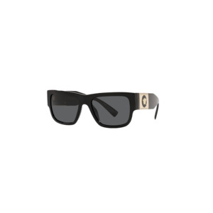 Versace: Versace Square Locks Sunglasses Black