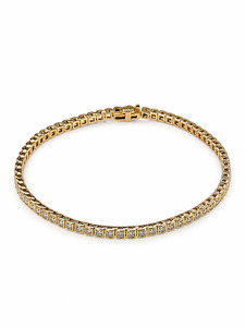 Bracelet: 10ct Tennis Bracelet With Natural Diamonds