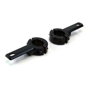 Denali Electronics: Denali Engine Guard / Crashbar Light Mount / 21-29mm Diametre Tubes - Black
