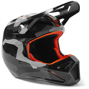 Dirt Adult Gear Helmets: FOX V1 BNKR HELMET MIPS ECE [GREY CAMO] L