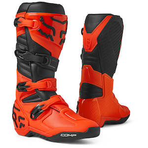 Dirt Adult Gear Boots: FOX COMP BOOTS [FLO ORANGE]