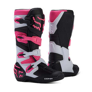 Dirt Youth Gear Boots: FOX WOMENS COMP BOOTS [BLACK/PINK] 5