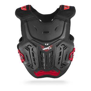 Dirt Youth Gear Body Protection: Leatt 4.5 Junior Chest Protector - Black / Red