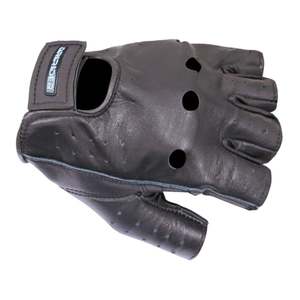 Dririder 1: Dririder Fingerless Summer Cruiser Glove - Black