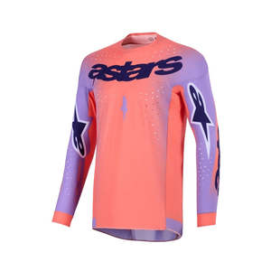 Dirt Adult Gear Jerseys: Supertech Scenz Jersey Hot Coral/Purple