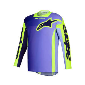Dirt Adult Gear Jerseys: Racer Portl Jersey Purple/Yellow Fluoro