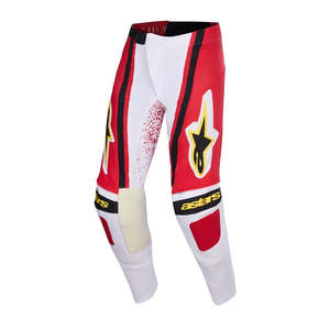 Dirt Adult Gear Pants: Techstar Nomur Pants Light Gray/Red/Black