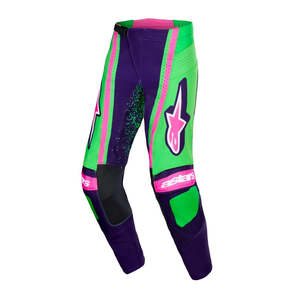 Techstar Nomur Pants Deep Purple/Green/Pink Fluoro