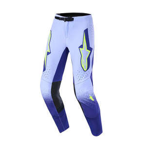 Dirt Adult Gear Pants: Supertech Scenz Pants Purple/Yellow Fluoro