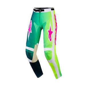 Racer Portl Pants Green/White/Black