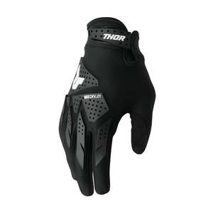 Dirt Adult Gear Gloves: THOR GLOVE LAUNCHMODE-XP BLACK