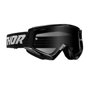 Dirt Adult Gear Goggles: GOGGLES S26 THOR MX COMBAT SAND BLACK/GREY
