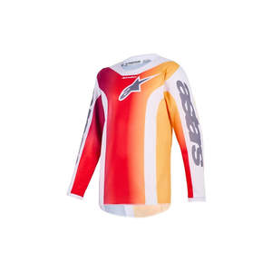 Dirt Youth Gear Jerseys: Youth Fluid Portl Jersey Red/Light Gray/Dark Gray