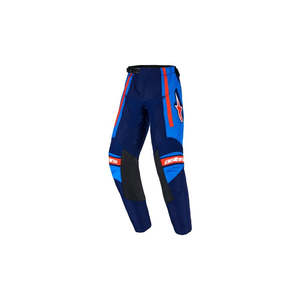 Dirt Youth Gear Pants: Kids Racer Nomur Pants Dark Navy/Orange/UCLA Blue