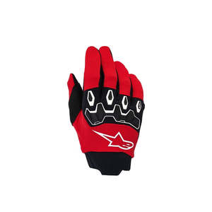 Youth Full Bore v2 Gloves Bright Red/Black