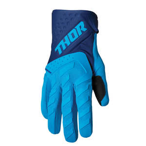 Dirt Youth Gear Gloves: THOR SPECTRUM GLOVE YOUTH BLUE/NAVY
