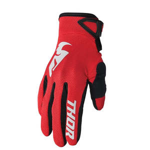 Dirt Youth Gear Gloves: THOR SECTOR GLOVE YOUTH RED