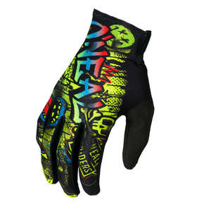 Dirt Youth Gear Gloves: O'Neal 2026 Youth MATRIX Rancid Glove - Black/Neon