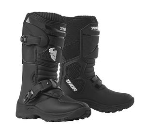 Dirt Youth Gear Boots: THOR MINI BLITZ XP BOOTS YOUTH BLACK