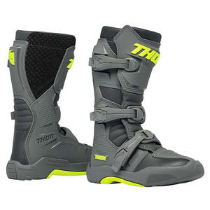 Dirt Youth Gear Boots: THOR BLITZ XR BOOTS YOUTH GY/CH