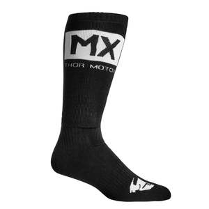Dirt Youth Gear Socks Underwear: SOCKS THOR MX YOUTH BLACK/WHITE
