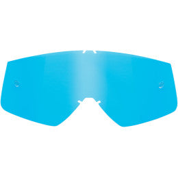 Dirt Gear Parts Goggles: GOGGLE LENS THOR MX SNIPER PRO BLUE