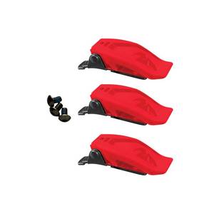 Dirt Gear Parts Boots: THOR MX BUCKLE KIT BLITZ XR RD/CH