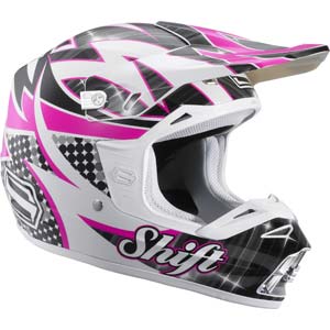 Dirt Gear Parts Helmets: SHIFT WOMENS RIOT HELMET VISOR OS