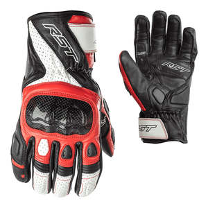 Road Mens Gloves: RST STUNT 3 CE GLOVE [BLACK/RED]