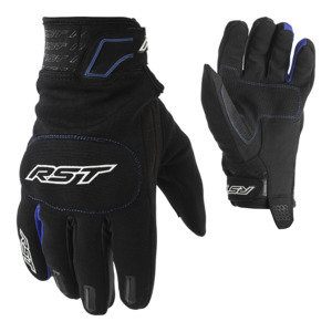 Road Mens Gloves: RST RIDER GLOVE [BLACK/BLUE]